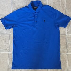 Purple Brand Royal Blue Polo with Embroidered Logo